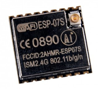 Mô-đun điện tử kỹ thuật số ESP-07S Ai Thinker WIFI V1 IEEE802.11 B / G / N ESP8266 Core